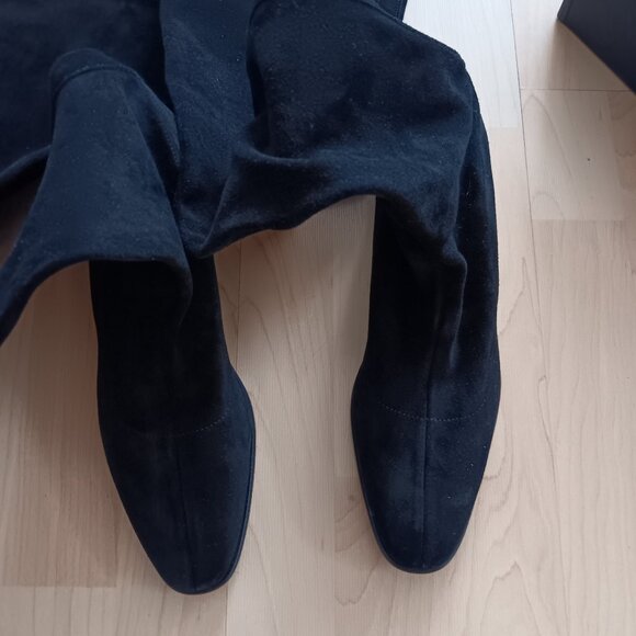 THE KOOPLES Suede Thigh-High Boots - Picture 7 of 10